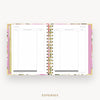 Day Designer 2024-25 mini weekly planner: Camellia cover with expense tracking pages