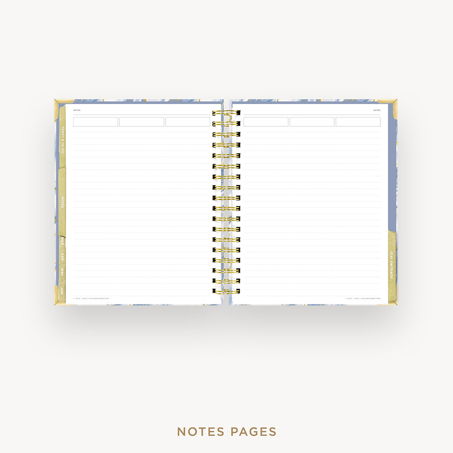 Day Designer 2024-25 weekly planner: Azure cover with note-taking pages