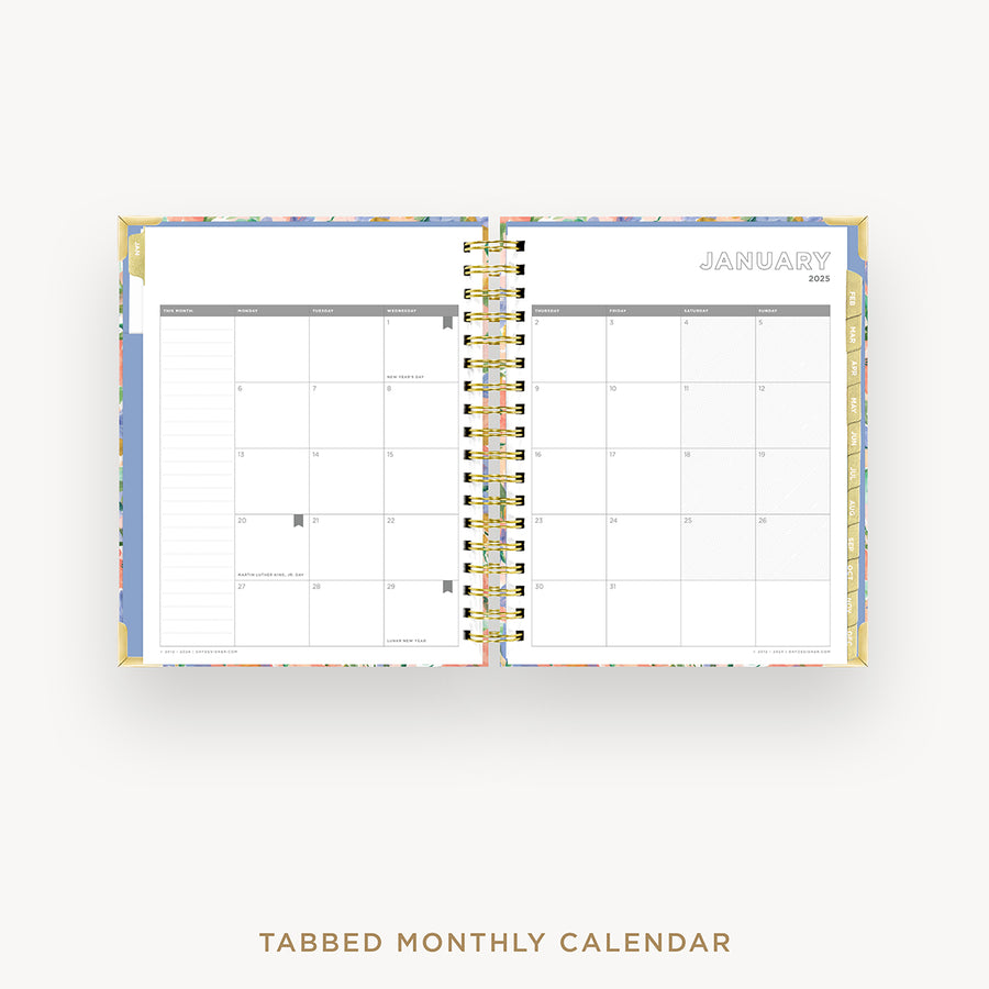 Day Designer 2025 daily planner: Lorelei cover with monthly calendar