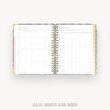 Day Designer 2025 daily planner: Fresh Sprigs cover with ideal week worksheet