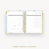 Day Designer 2025 daily planner: Palmetto cover with monthly calendar