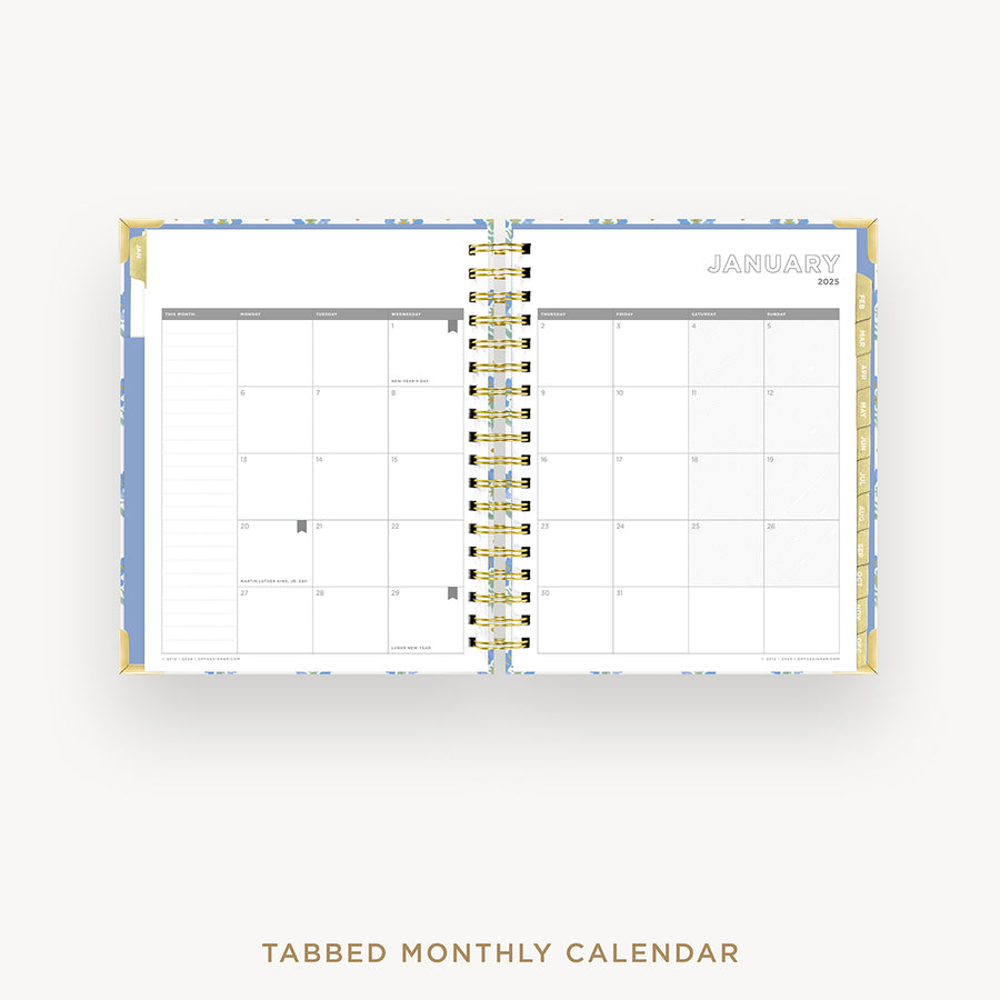 Day Designer 2025 daily planner: Tasha cover with monthly calendar