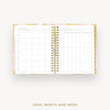 Day Designer 2025 daily planner: Serendipity cover with ideal week worksheet