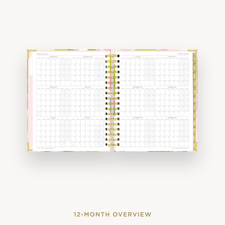 Day Designer 2025 daily planner: Serendpity cover with 12 month calendar