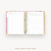 Day Designer 2025 daily planner: Camellia cover with ideal week worksheet