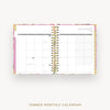 Day Designer 2025 daily planner: Camellia cover with monthly calendar