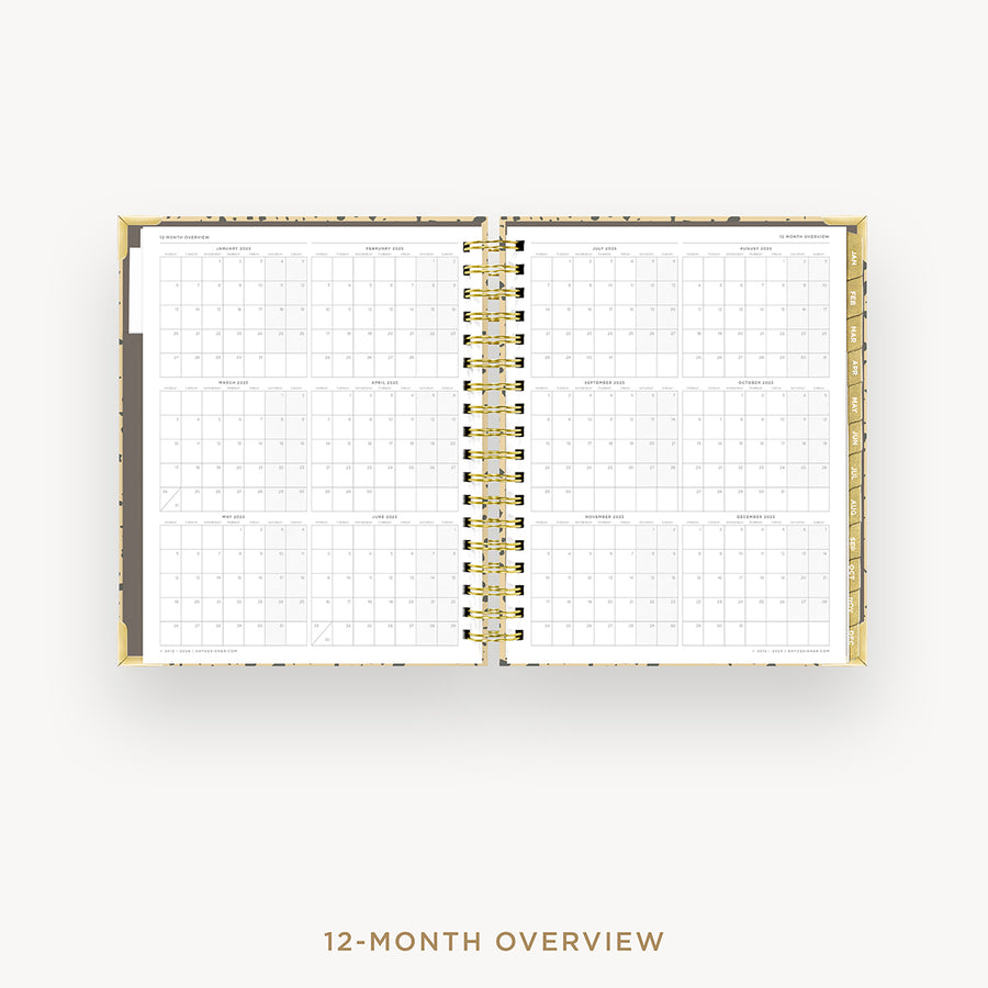 Day Designer 2025 daily planner: Savannah cover with 12 month calendar