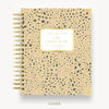 Day Designer 2025 daily planner: Savannah hard cover, gold wire binding