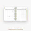 Day Designer 2025 daily planner: Chambray Bookcloth cover with monthly calendar