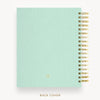 Day Designer 2025 daily planner: Sage Bookcloth back cover with gold detail