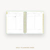 Day Designer 2025 daily planner: Sage Bookcloth cover with daily planning page