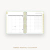 Day Designer 2025 daily planner: Sage Bookcloth cover with monthly calendar