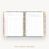 Day Designer 2025 mini daily planner: Fresh Sprigs cover with ideal week worksheet