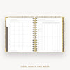 Day Designer 2025 mini daily planner: Savannah cover with ideal week worksheet