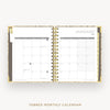 Day Designer 2025 mini daily planner: Savannah cover with monthly calendar