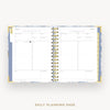 Day Designer 2025 mini daily planner: Azure cover with daily planning page