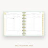 Day Designer 2025 mini daily planner: Sage Bookcloth cover with daily planning page