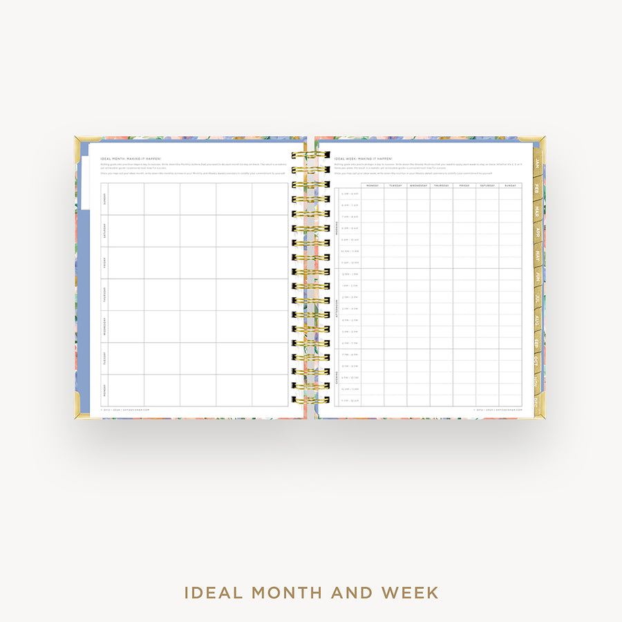 Day Designer 2025 weekly planner: Lorelei cover with ideal week worksheet