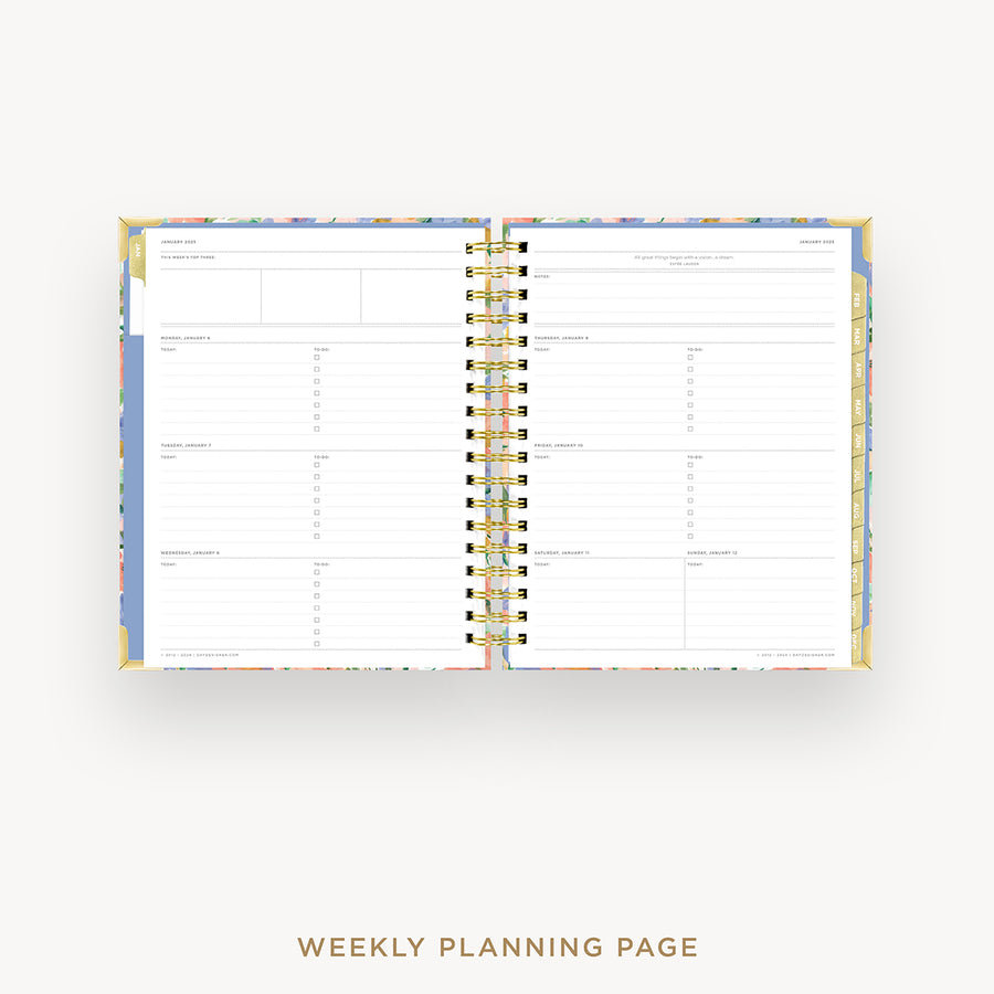 Day Designer 2025 weekly planner: Lorelei cover with weekly planning pages