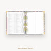 Day Designer 2025 weekly planner: Fresh Sprigs cover with holidays page