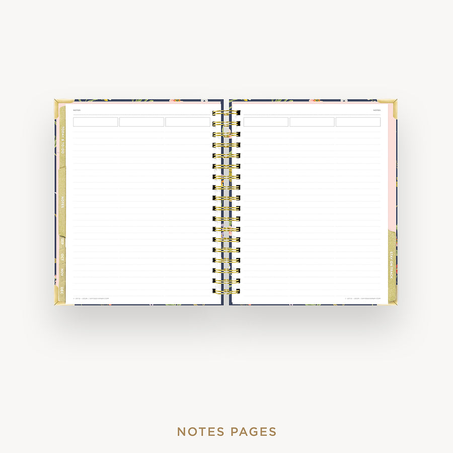 Day Designer 2025 weekly planner: Fresh Sprigs cover with note-taking pages