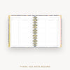 Day Designer 2025 weekly planner: Fresh Sprigs cover with thank you notes pages