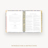 Day Designer 2025 weekly planner: Fresh Sprigs cover with introduction