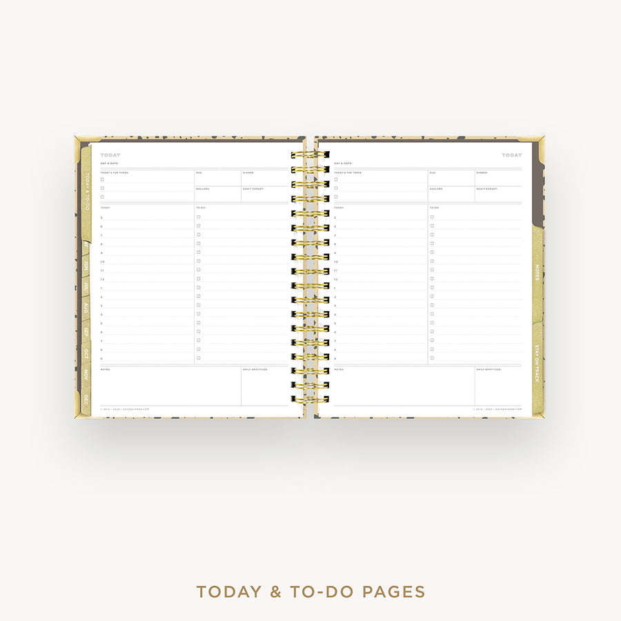 Day Designer 2025 weekly planner: Savannah cover with undated daily planning pages