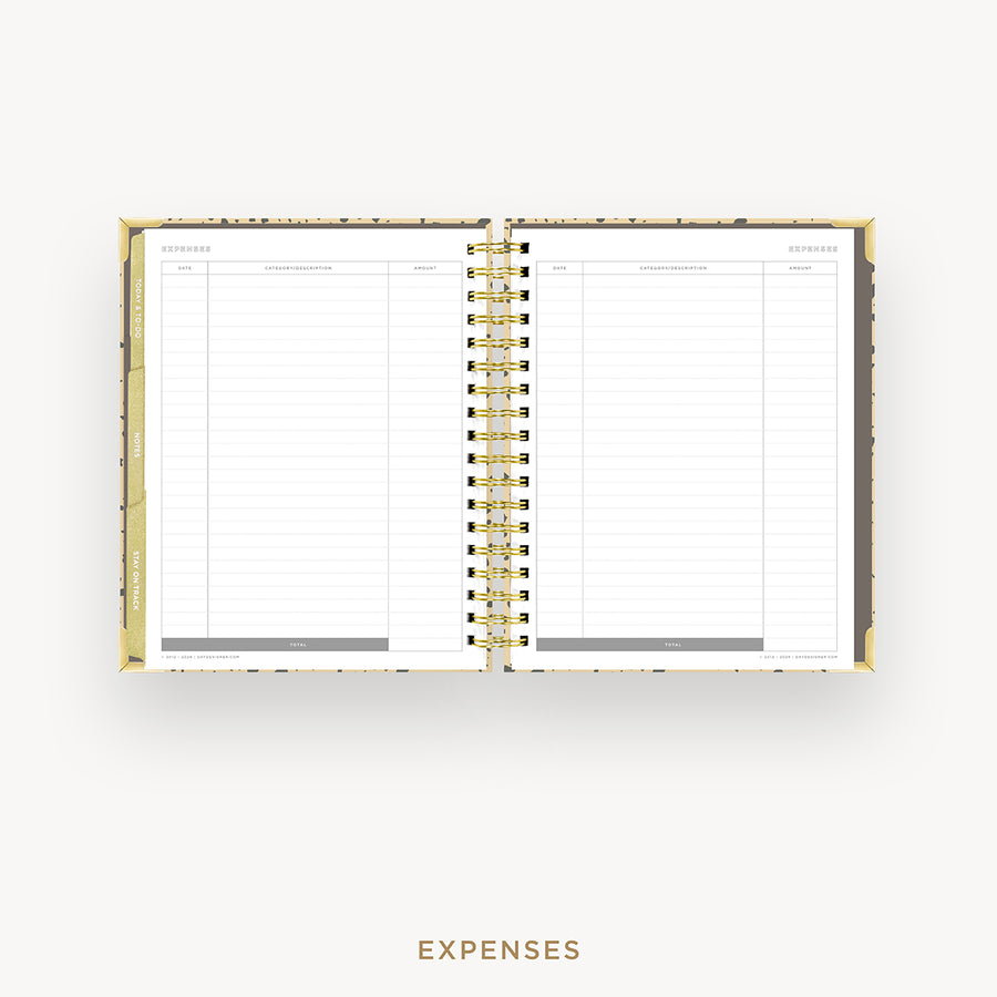 Day Designer 2025 weekly planner: Savannah cover with expense tracking pages