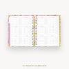 Day Designer 2025 weekly planner: Camellia cover with 12 month calendar