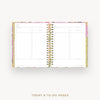 Day Designer 2025 weekly planner: Camellia cover with undated daily planning pages