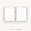 Day Designer 2025 weekly planner: Camellia cover with gift ideas pages