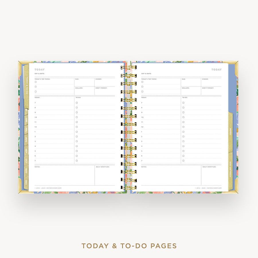 Day Designer 2025 mini weekly planner: Lorelei cover with undated daily planning pages