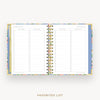 Day Designer 2025 mini weekly planner: Lorelei cover with favorite books and movies pages