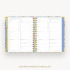 Day Designer 2025 mini weekly planner: Lorelei cover with entertainment party planner