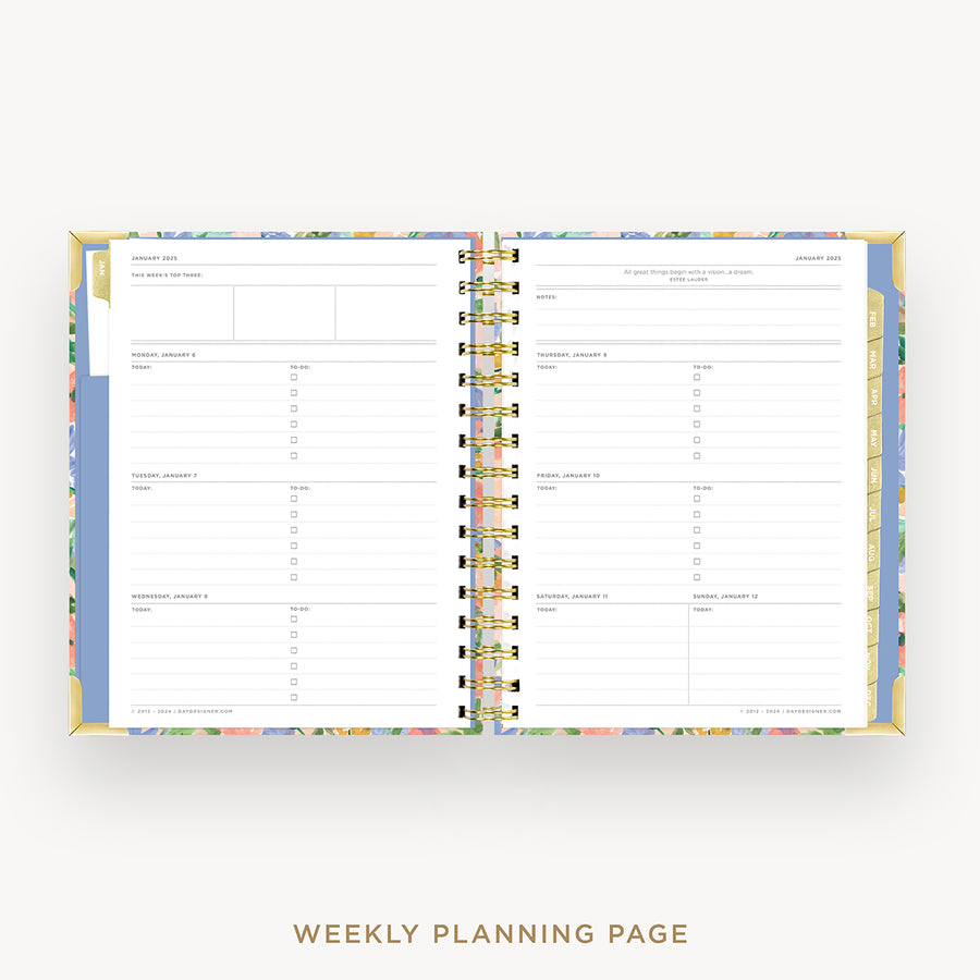 Day Designer 2025 mini weekly planner: Lorelei cover  with weekly planning pages