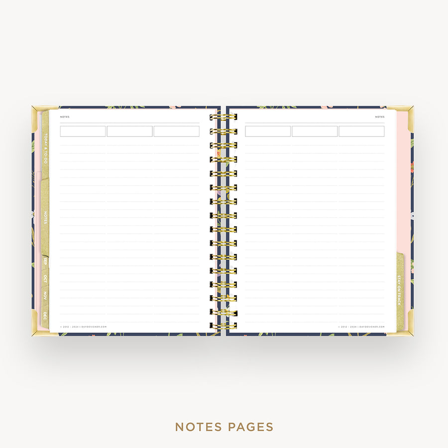 Day Designer 2025 mini weekly planner: Fresh Sprigs cover with note-taking pages