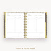 Day Designer 2025 mini weekly planner: Savannah cover with undated daily planning pages