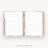 Day Designer 2025 mini weekly planner: Camellia cover with 12 month calendar