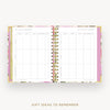 Day Designer 2025 mini weekly planner: Camellia cover with gift ideas pages