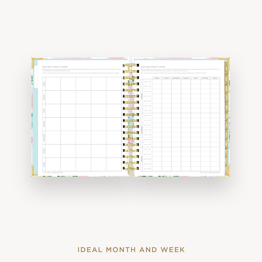 Day Designer 2026 daily planner: capri cover with ideal week worksheet