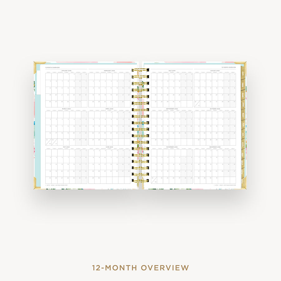 Day Designer 2026 daily planner: capri cover with 12 month calendar