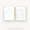 Day Designer 2026 daily planner: capri cover with introduction and how to guide