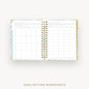 Day Designer 2026 daily planner: capri cover with goals worksheet