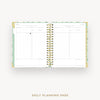 Day Designer 2026 daily planner: vintage floral cover with daily planning page