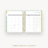 Day Designer 2026 daily planner: vintage floral cover with monthly calendar