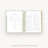 Day Designer 2026 daily planner: vintage cover with introduction and how to guide