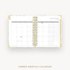 Day Designer 2026 daily planner: silhouette cover with monthly calendar