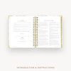 Day Designer 2026 daily planner: silhouette cover with introduction and how to guide