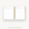 Day Designer 2026 daily planner: silhouette cover with goals worksheet